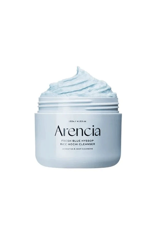 Arencia Fresh Blue Hyssop Rice Mochi Cleanser