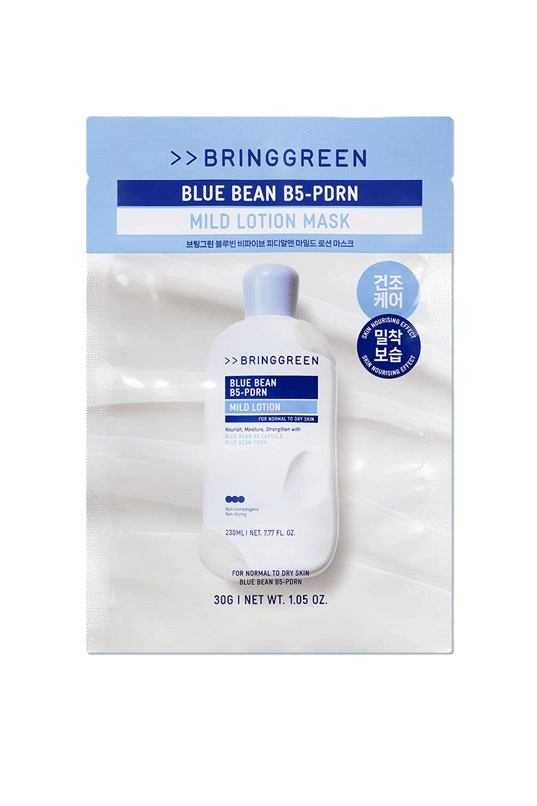 BRINGGREEN Blue Bean B5-PDRN Milk Lotion Mask Sheet