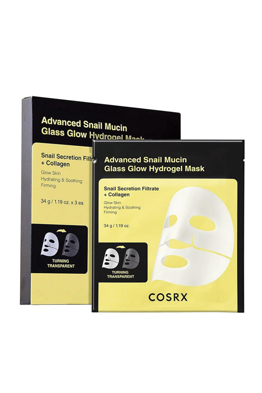 COSRX Advanced Snail Mucin Glass Glow Hydrogel Mask