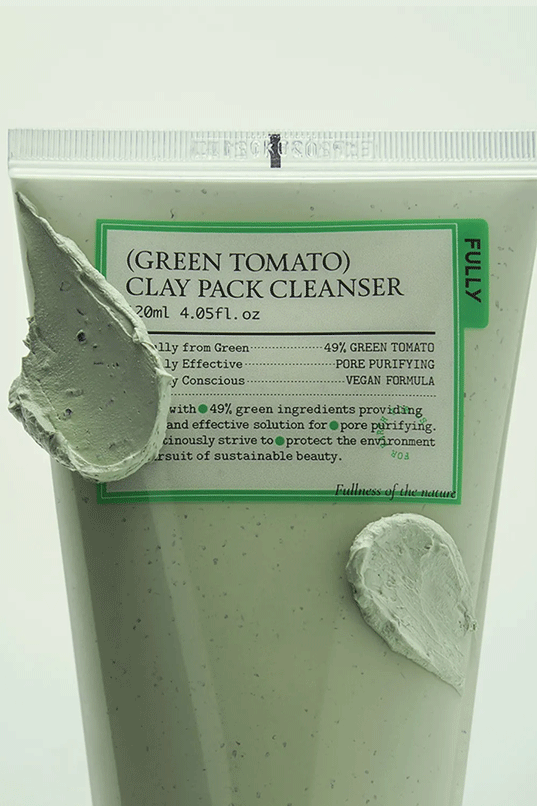fully Green Tomato Clay Pack Cleanser