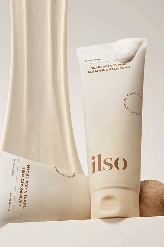 ilso Grain Potato Pore Cleansing Pack Foam