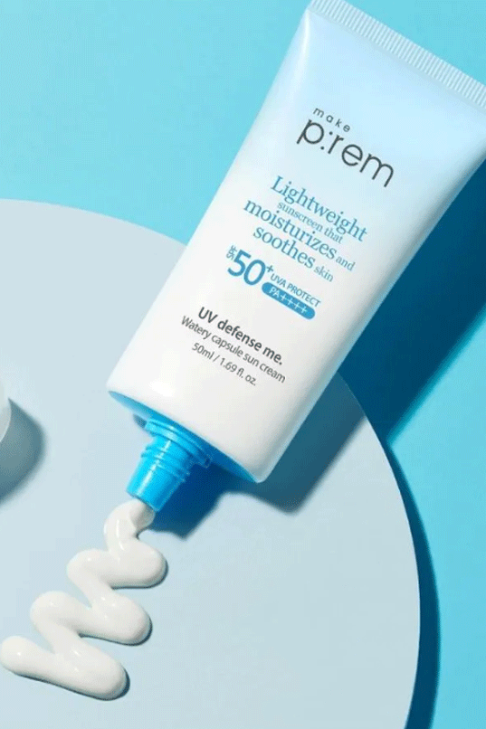 MakeP:rem UV Defense Me Watery Capsule Sun Cream