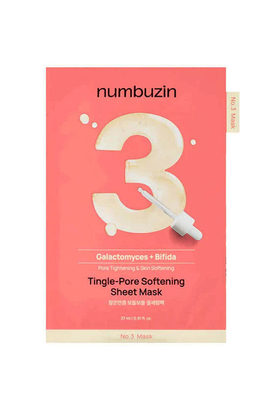 Numbuzin No.3 Tingle-Pore Softening Sheet Mask