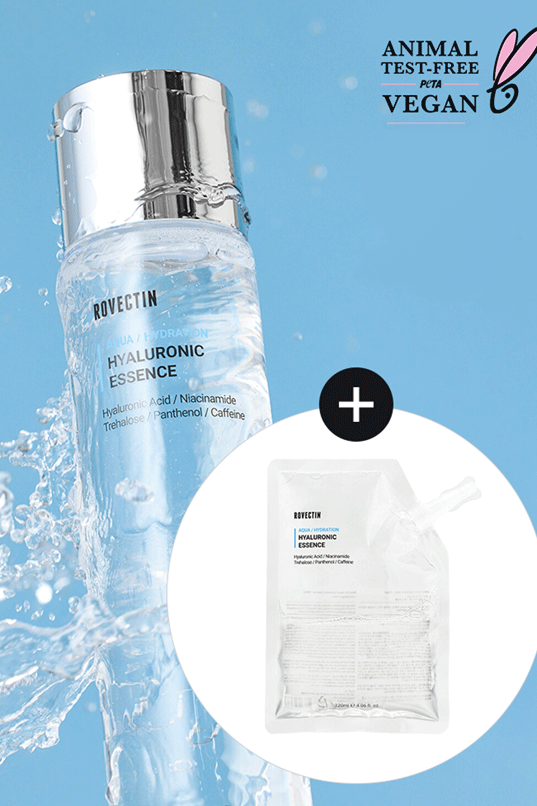 ROVECTIN Aqua/Hydration Hyaluronic Essence (Refill Set)