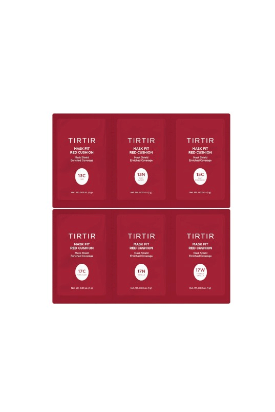 TIRTIR Mask Fit Red Cushion 6 Shade Trial Kit