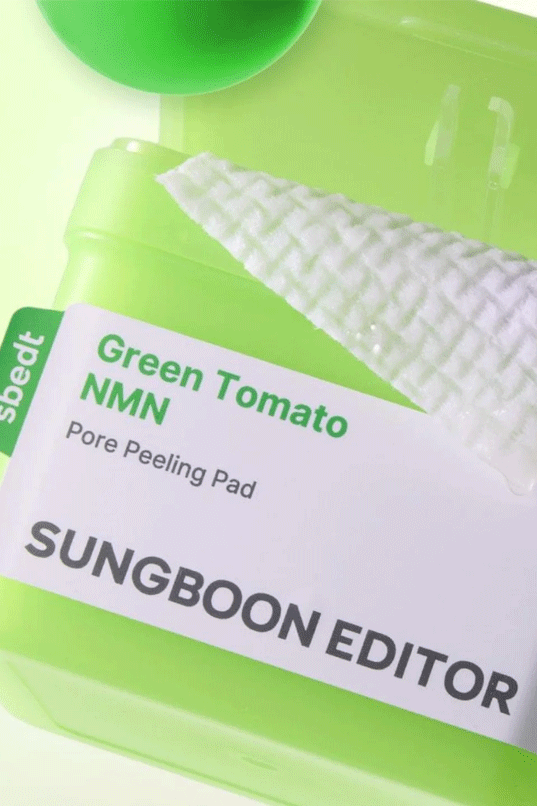 SUNGBOON EDITOR Green Tomato Pore Peeling Jumbo Pad