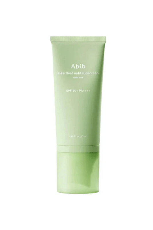 Abib Heartleaf Mild Sunscreen Relief Tube