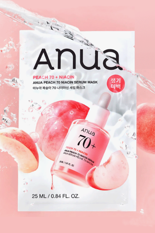 Anua Peach 70+ Niacin Serum Mask Sheet (Renew)