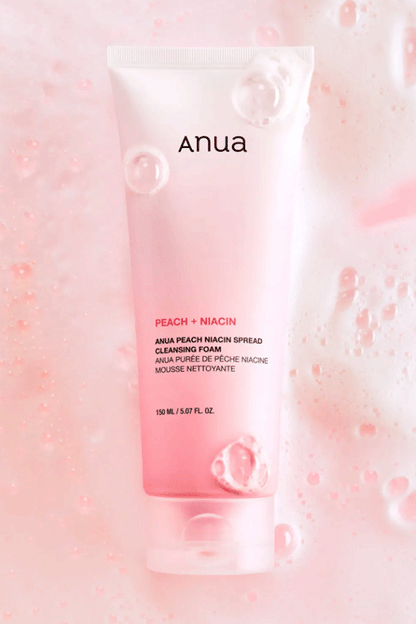 Anua Peach Niacin Spread Cleansing Foam