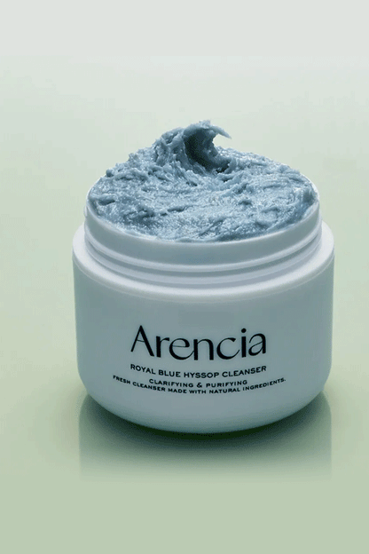 Arencia Fresh Blue Hyssop Rice Mochi Cleanser