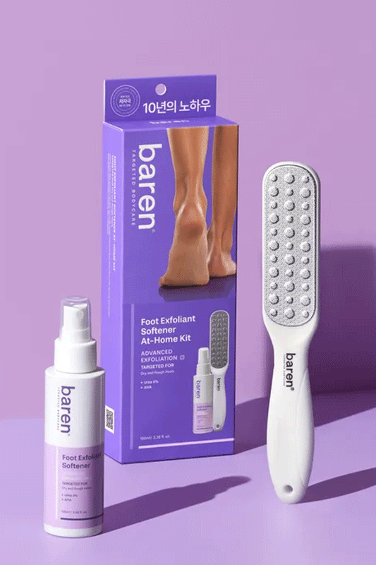 baren Foot Callus Eraser Home Set