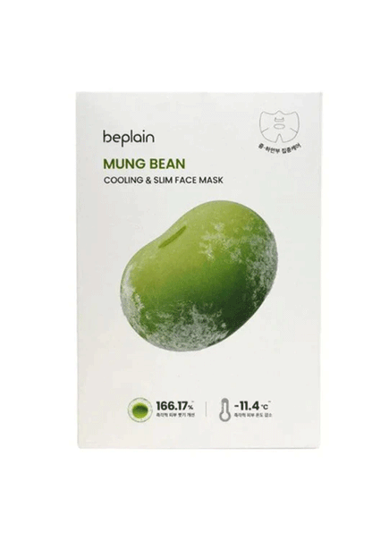 beplain Mung Bean Cooling & Slim Face Mask Sheet