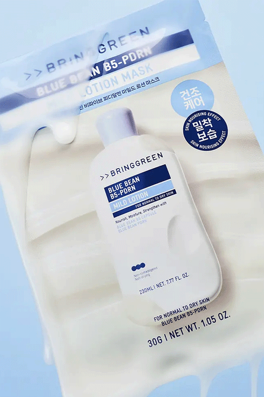 BRINGGREEN Blue Bean B5-PDRN Milk Lotion Mask Sheet
