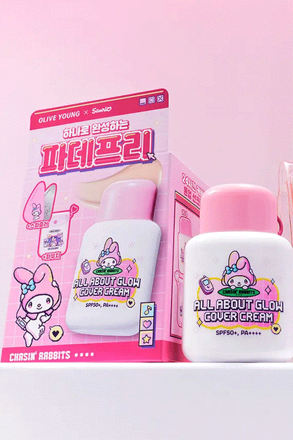 CHASIN’ RABBITS All About Glow Cover Cream (Sanrio EDITION)