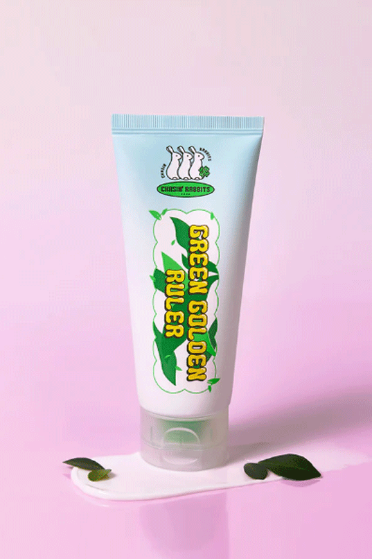 CHASIN' RABBITS Green Colden Ruler Cream