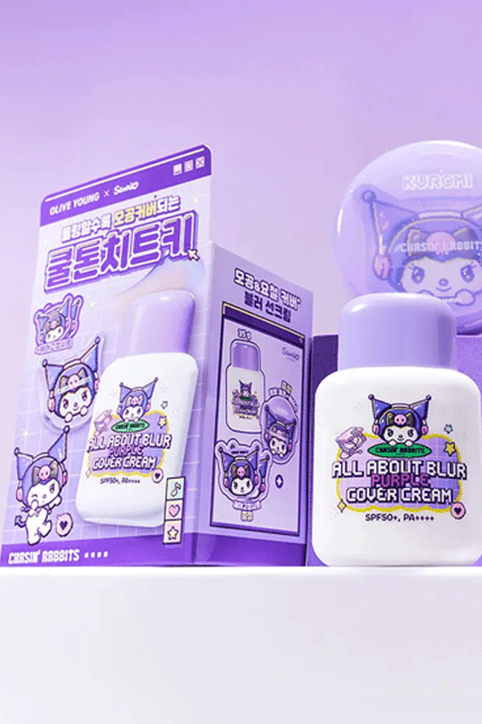 CHASIN’ RABBITS All About Blur Purple Cover Cream (Sanrio EDITION)
