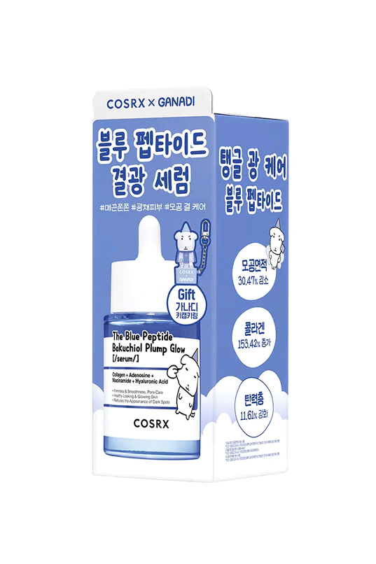 COSRX The Blue Peptide Bakuchiol Plump Glow Serum