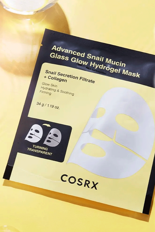 COSRX Advanced Snail Mucin Glass Glow Hydrogel Mask