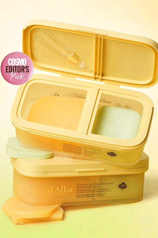 d'Alba Double Quick Liposome Serum Mask Pad