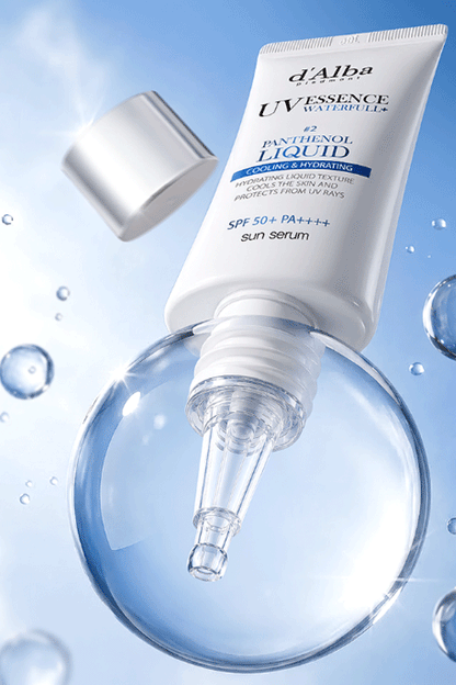 d'Alba Waterfull Panthenol Liquid Essence Sun Serum