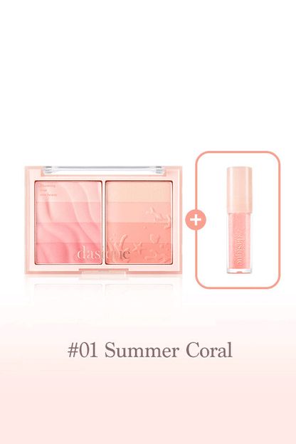 DASIQUE Blending Layer Cheek (#Summer Coral)