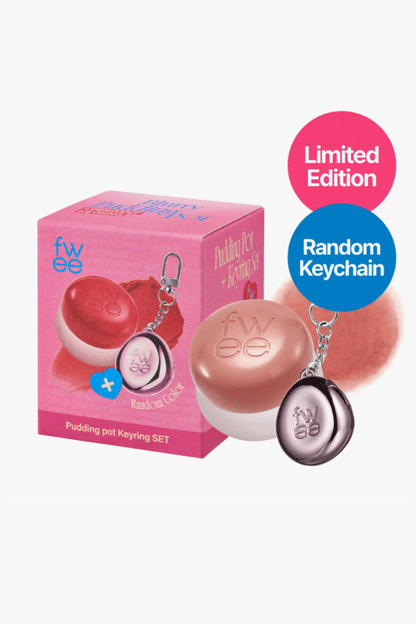 Fwee Lip & Cheek Blurry Pudding Pot (Pendant Keyring Set)