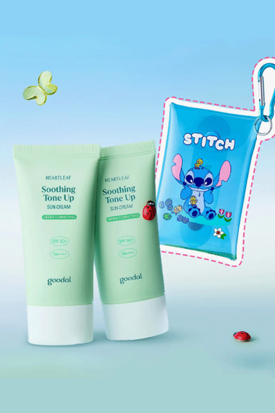 Goodal Heartleaf Soothing Tone Up Sun Cream (50ml+50ml)
