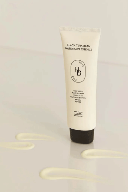 HEVEBLUE Black Yuja Bean Water Sun Essence