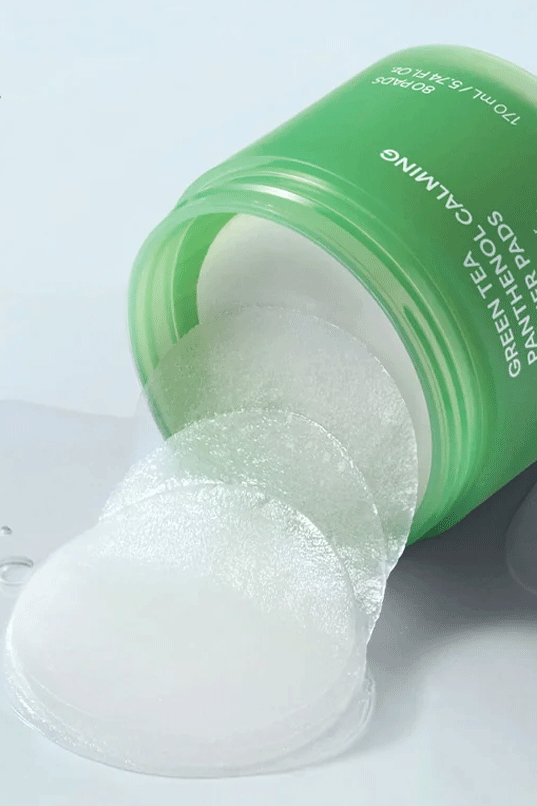 Innisfree Green Tea Panthenol Calming Toner Pads