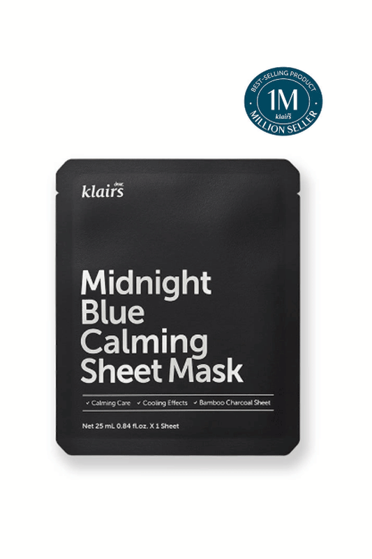 dear, Klairs Midnight Blue Calming Sheet Mask