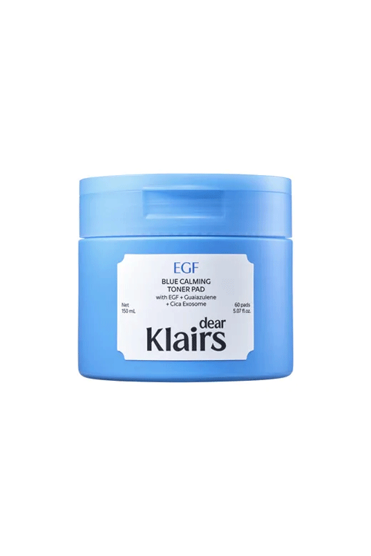 dear, Klairs EGF Blue Calming Toner Pad
