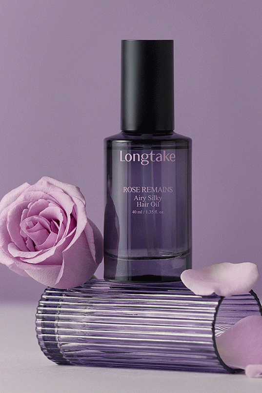 Longtake Rose Remains Airy Silky Hair Oil