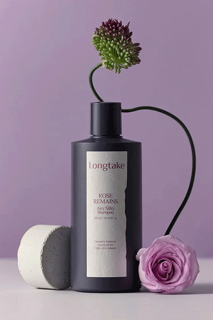 Longtake Rose Remains Airy Silky Shampoo