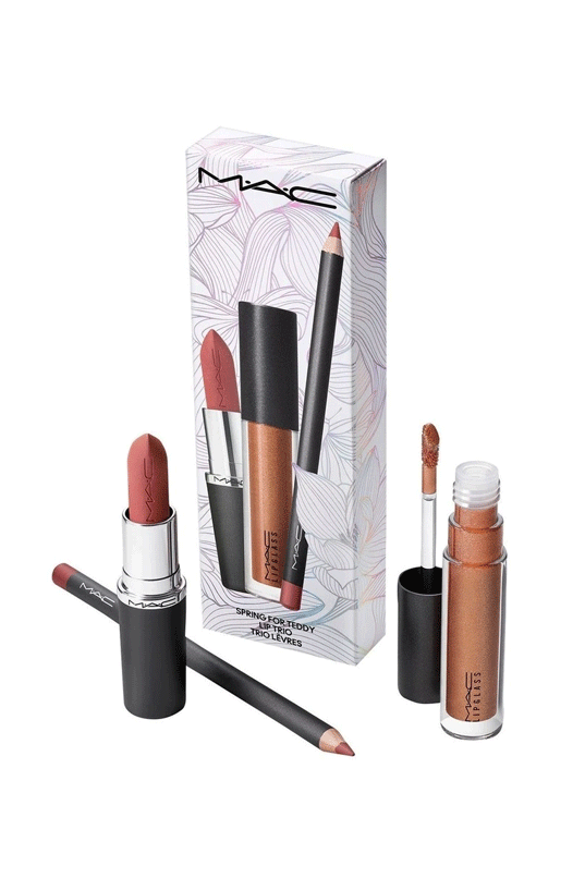 M.A.C Spring For Teddy Lip Trio