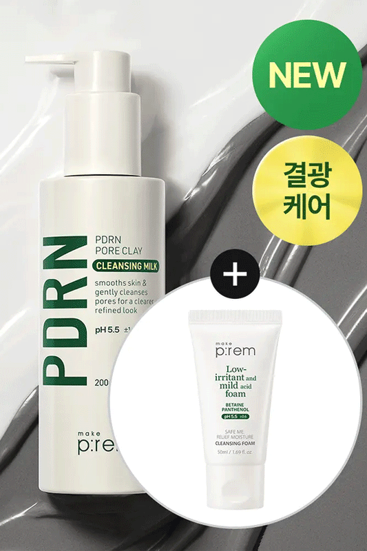 Makep:rem PDRN Pore Clay Cleansing Milk