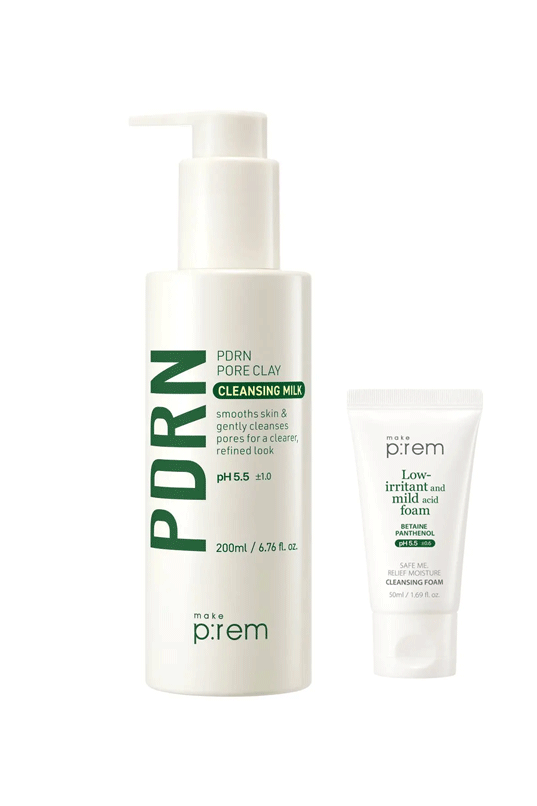 Makep:rem PDRN Pore Clay Cleansing Milk