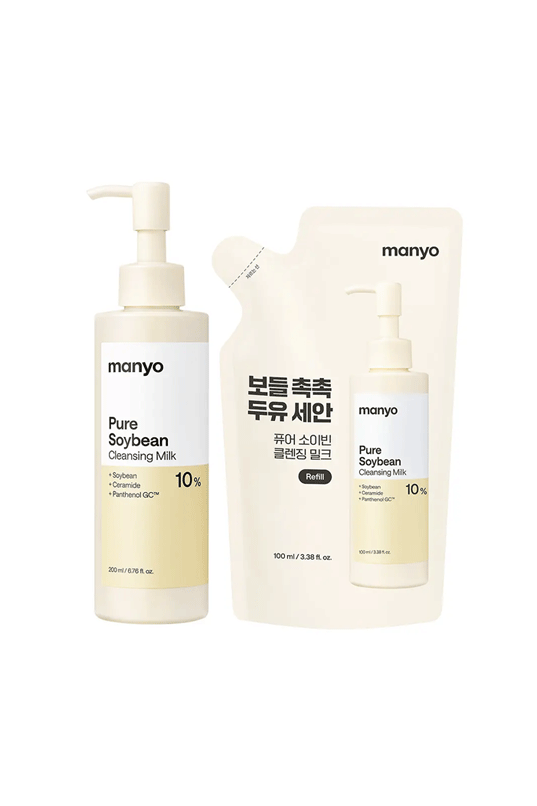 manyo Pure Soybean Cleansing Milk (+Refill 100ml)