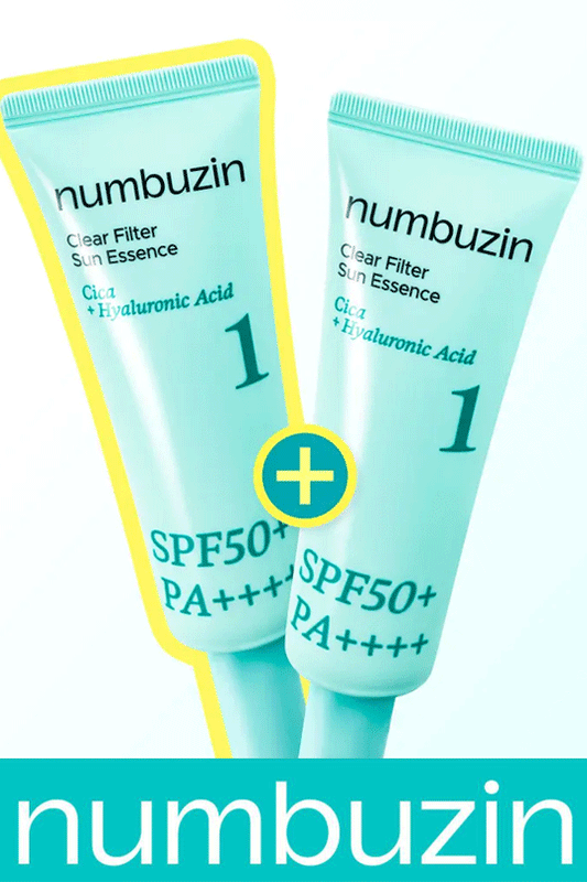 Numbuzin No.1 Clear Filter Sun Essence Duo Set