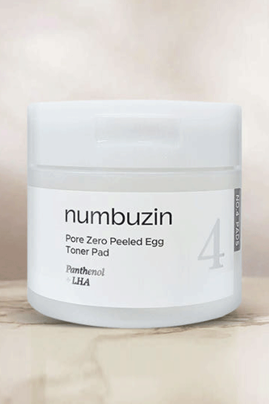 Numbuzin No.4 Pore Zero Peeled Egg Toner Pad
