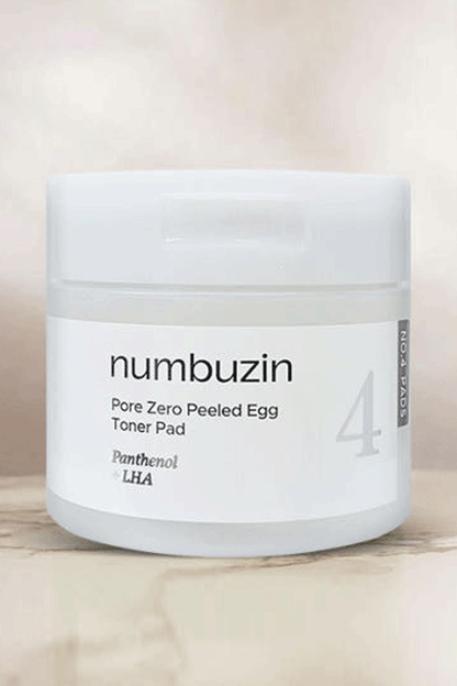 Numbuzin No.4 Pore Zero Peeled Egg Toner Pad