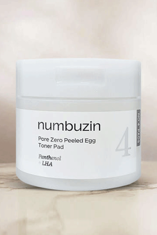 Numbuzin No.4 Pore Zero Peeled Egg Toner Pad