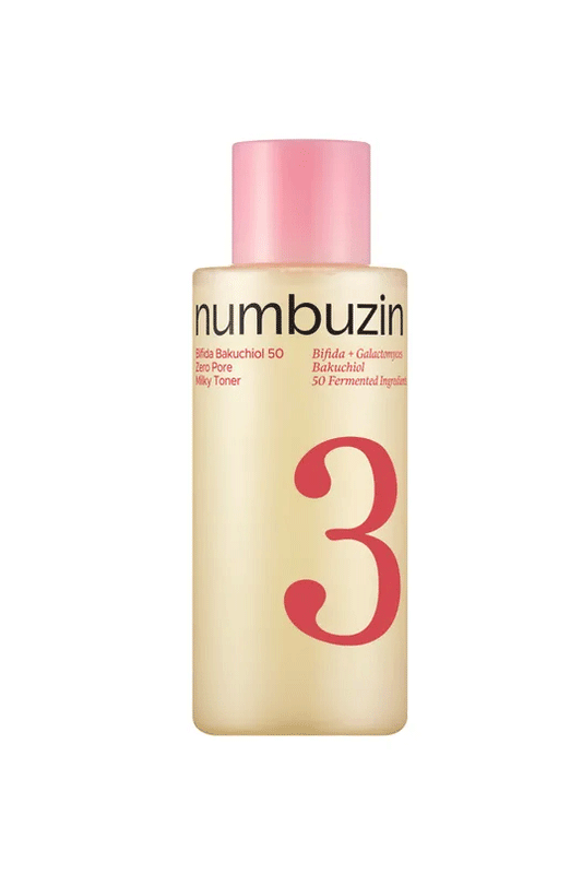 Numbuzin No.3 Bifida Bakuchiol 50 Zero Pore Milky Toner
