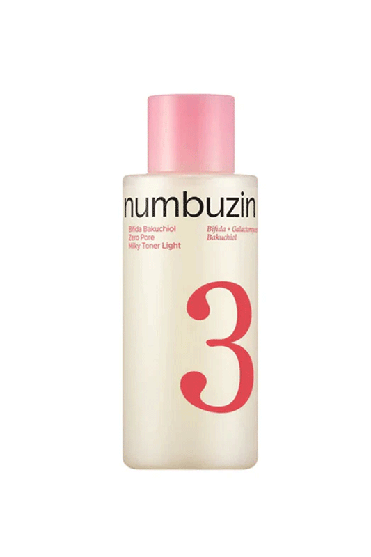 Numbuzin No.3 Bifida Bakuchiol Zero Pore Milky Toner Light