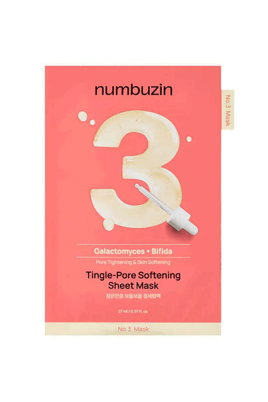 Numbuzin No.3 Tingle-Pore Softening Sheet Mask