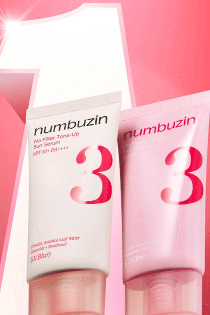 Numbuzin No.3 Porcelain Base-skip Tone Up Beige (New)