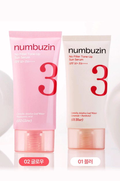 Numbuzin No.3 Porcelain Base-skip Tone Up Beige (New)