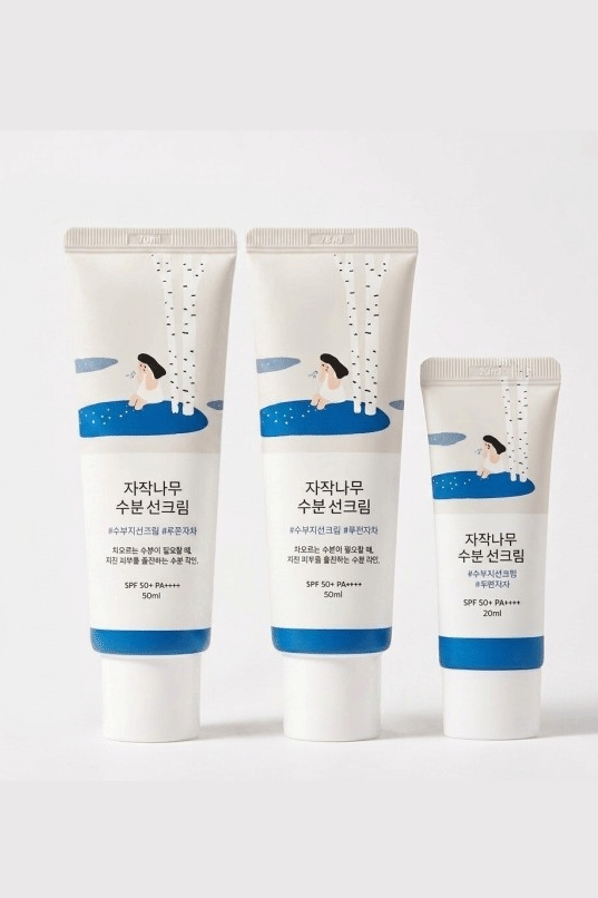 Round Lab Birch Juice Moisturizing Sunscreen (Double Set)