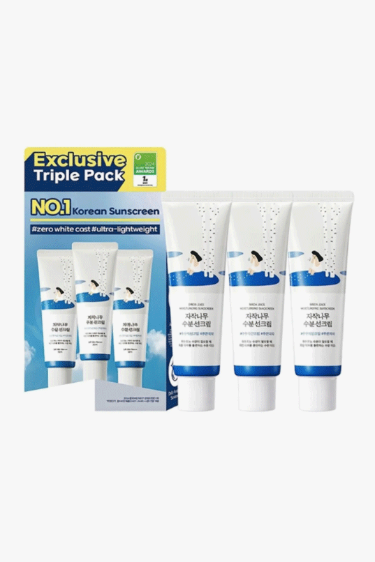 ROUND LAB Birch Juice Moisturizing Sunscreen (50ml, Triple Set)