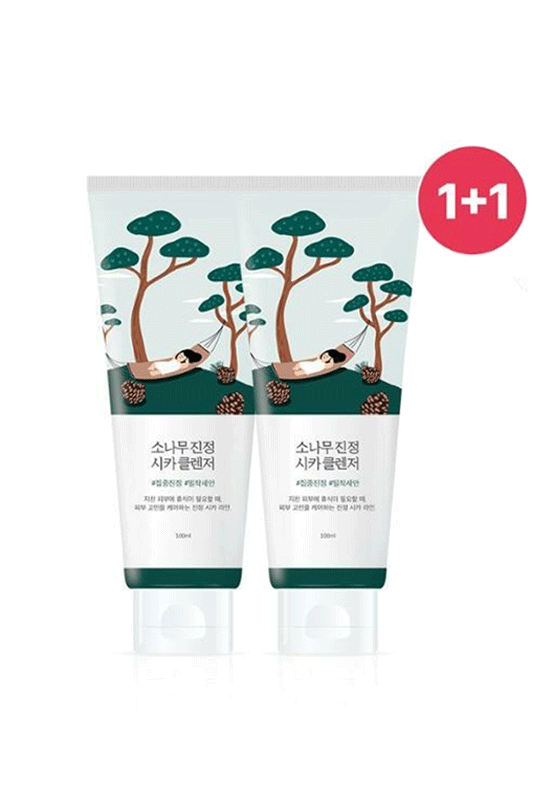Round Lab Pine Calming Cica Cleanser (100ml, double pack)