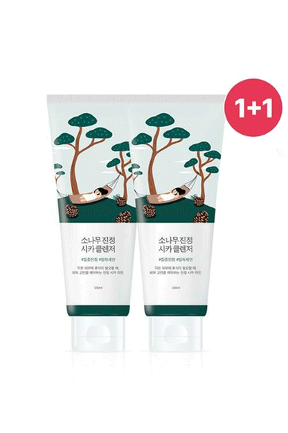 Round Lab Pine Calming Cica Cleanser (100ml, double pack)